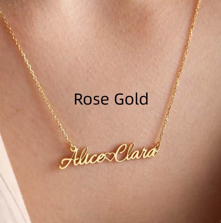 Customized Personalized Name Necklace Made Of Stainless Steel - P12 Hub Europe