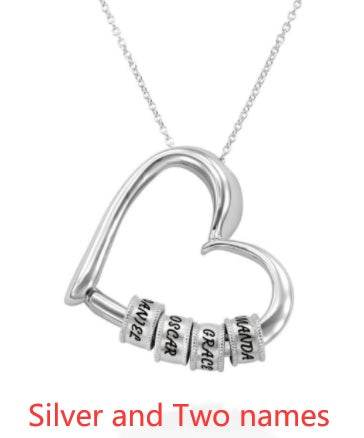 Personalized Heart Necklaces Women Jewelry Custom Name Necklaces & Pendants Mothers Day Gift - P12 Hub Europe