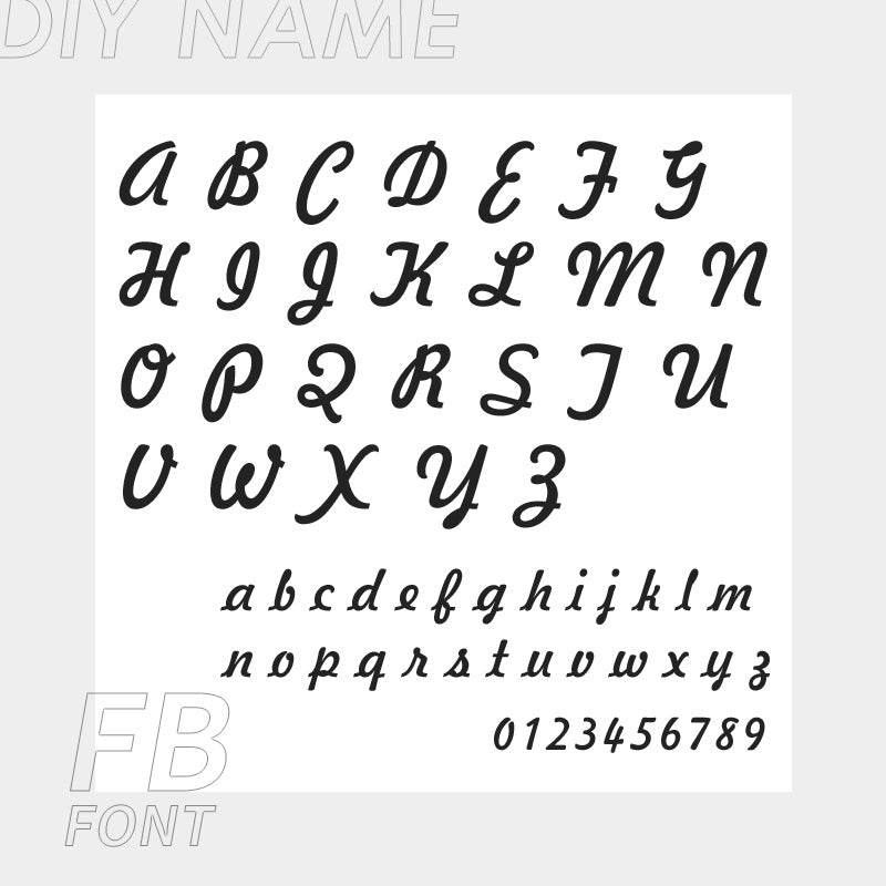 Personalized Custom 316L Stainless Steel Jewelry, English Alphabet Name Anklet - P12 Hub Europe