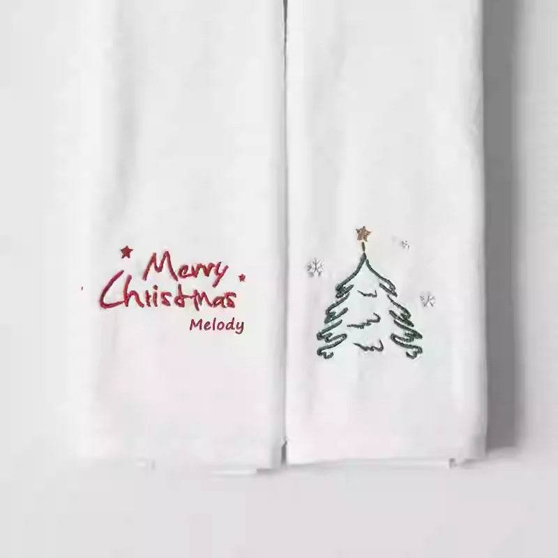 Customized Christmas Gift Name Enterprise Handheld Gift Pure Cotton Absorbent Towel - P12 Hub Europe