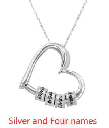 Personalized Heart Necklaces Women Jewelry Custom Name Necklaces & Pendants Mothers Day Gift - P12 Hub Europe