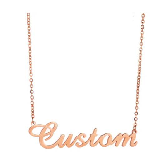 Stainless Steel Customized Various Sign Name Necklace Custom Butterfly Heart Nameplate For Women Girls Christmas Gift - P12 Hub Europe