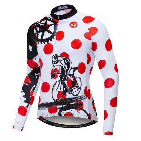 Customizable Men's Long Sleeve Cycling Jerseys With Fleece - P12 Hub Europe