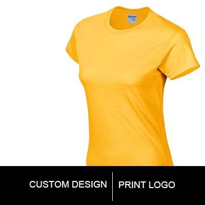 Pure Color Women T-shirt, Custom, Cotton T-shirt - P12 Hub Europe