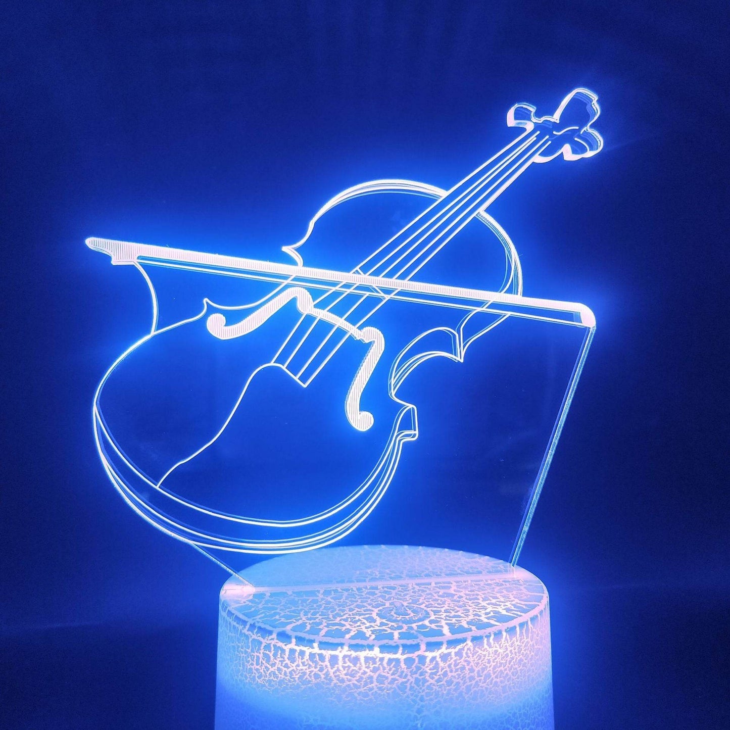 Customized LED 3D Bright Base Remote Touch Lamp 7 Colors Light with Flashing Effect - P12 Hub Europe
