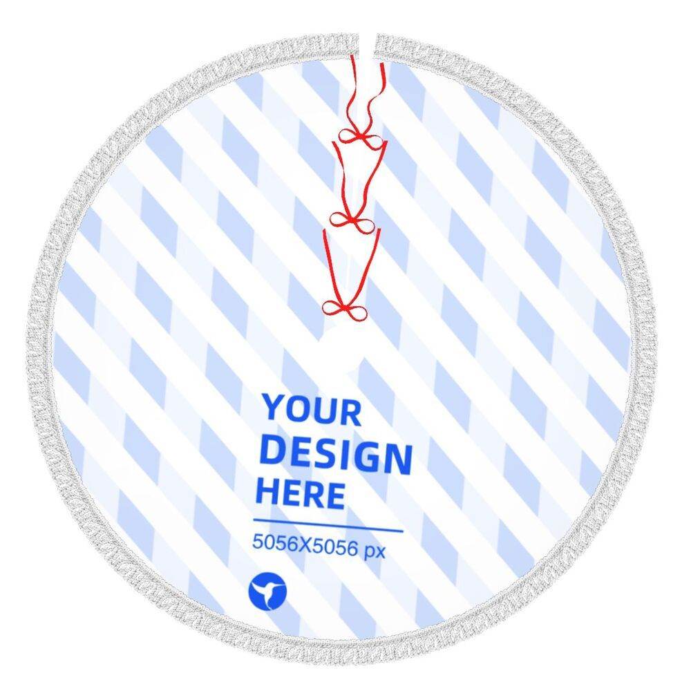 Fringed Edge Christmas Tree Padded Apron - P12 Hub Europe