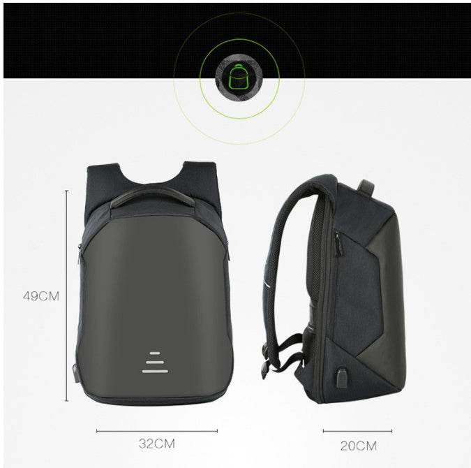 Full Anti-theft Backpack USB Charging Business Pack - P12 Hub Europe