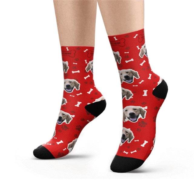 Personalized Custom Pet Head Print Socks For Dog Cat Lover - P12 Hub Europe