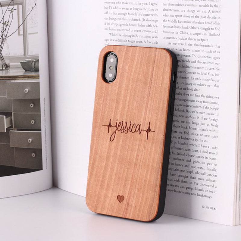 Compatible with Apple , Mobile phone case made of solid wood - P12 Hub Europe