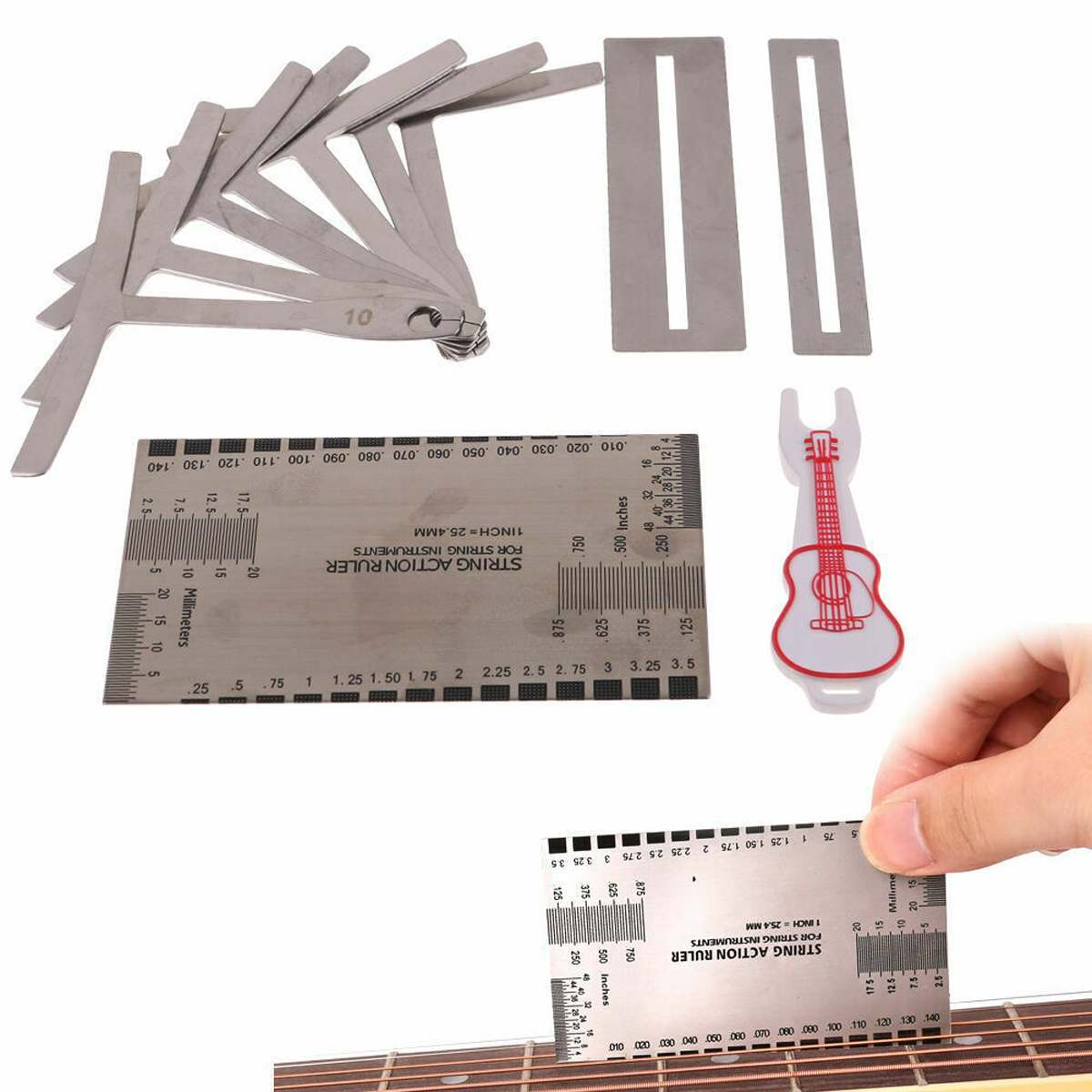 11 Pcs Guitar 4 In 1 Repair Tool