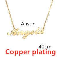 Necklace Alloy Pendant Font Fascinating Pendant Custom Name Necklace Personalized Necklace - P12 Hub Europe