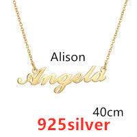 Necklace Alloy Pendant Font Fascinating Pendant Custom Name Necklace Personalized Necklace - P12 Hub Europe