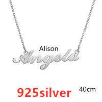 Necklace Alloy Pendant Font Fascinating Pendant Custom Name Necklace Personalized Necklace - P12 Hub Europe