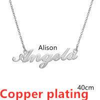 Necklace Alloy Pendant Font Fascinating Pendant Custom Name Necklace Personalized Necklace - P12 Hub Europe