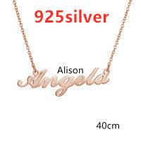 Necklace Alloy Pendant Font Fascinating Pendant Custom Name Necklace Personalized Necklace - P12 Hub Europe