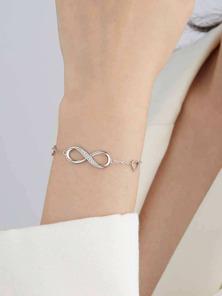 Sterling Silver 8 Bracelet Bracelet Female Silver Jewelry