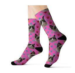 Personalized Custom Pet Head Print Socks For Dog Cat Lover - P12 Hub Europe