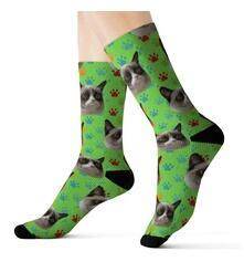 Personalized Custom Pet Head Print Socks For Dog Cat Lover - P12 Hub Europe