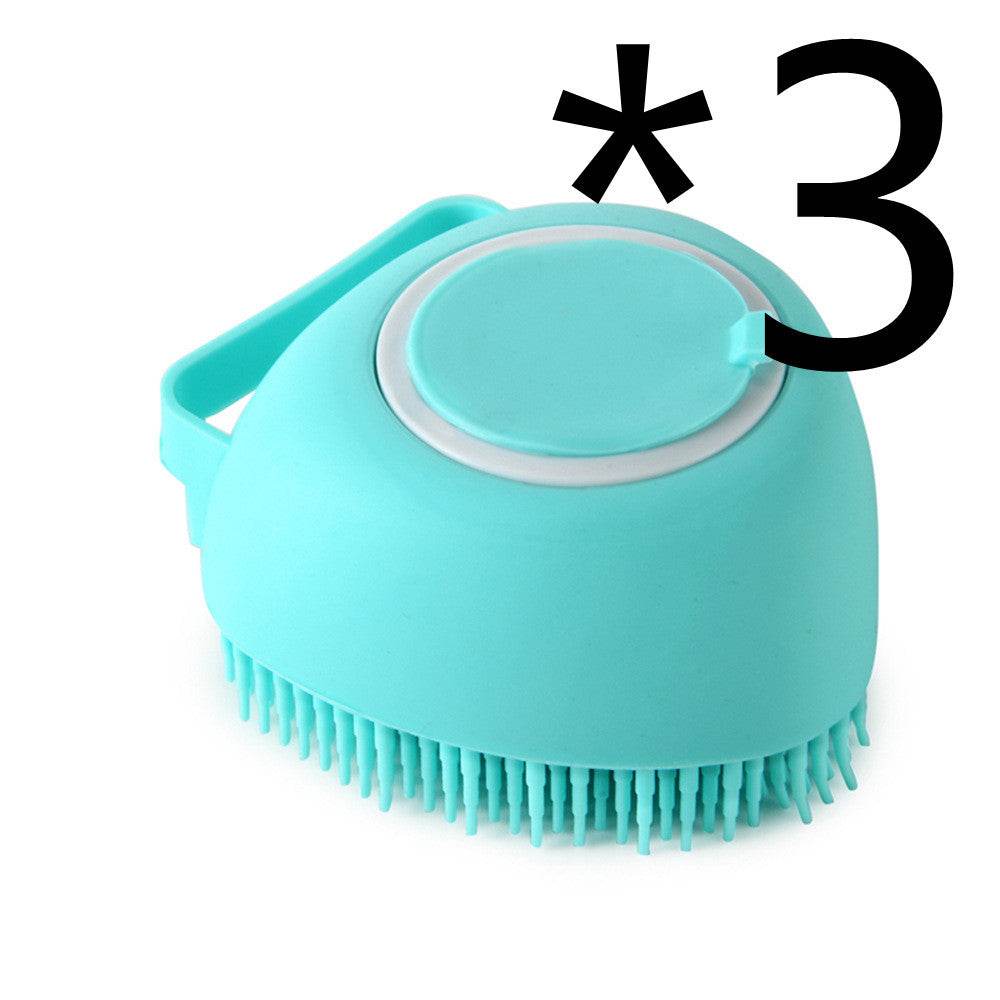Silicone Dog Bath Massage Gloves Brush Pet Cat Bathroom Cleaning Tool Comb Brush For Dog Can Pour Shampoo Dog Grooming Supplies - P12 Hub Europe