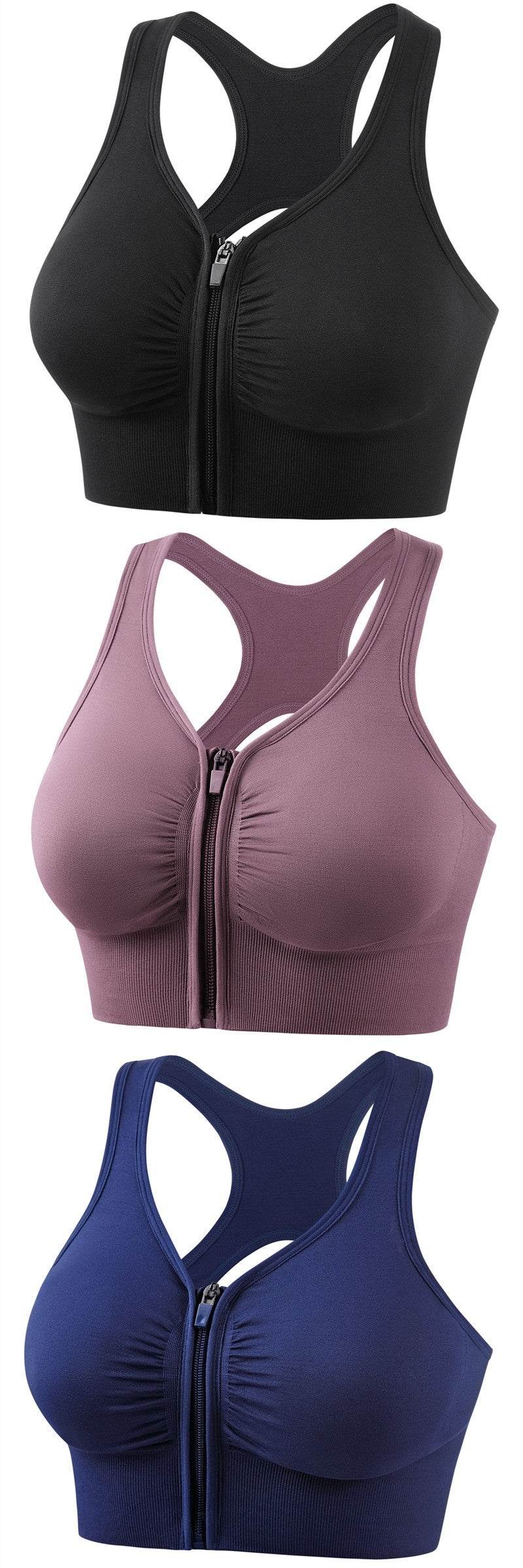 Shockproof Push Up Plus Size Running Yoga Fitness Sports Bra - P12 Hub Europe