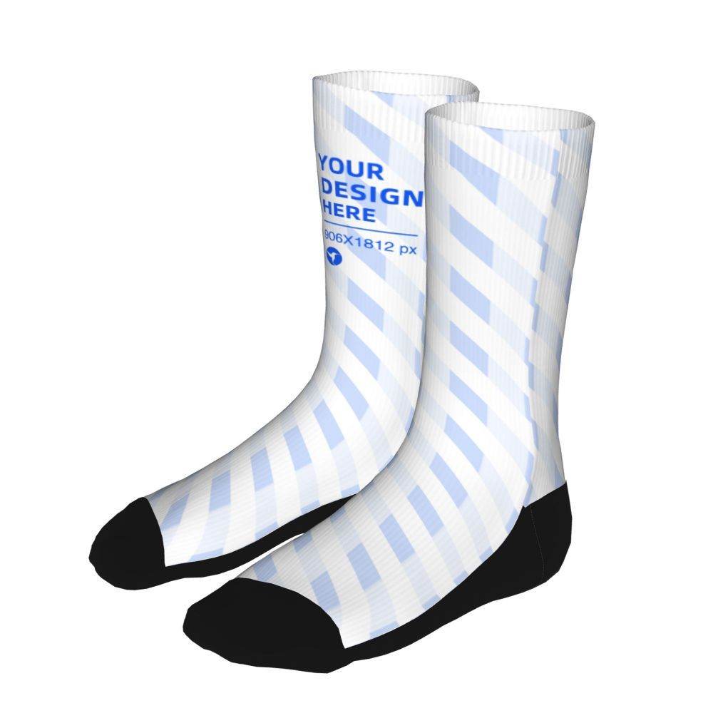 16in Thick Contrast Color Mild Skin-friendly Socks - P12 Hub Europe