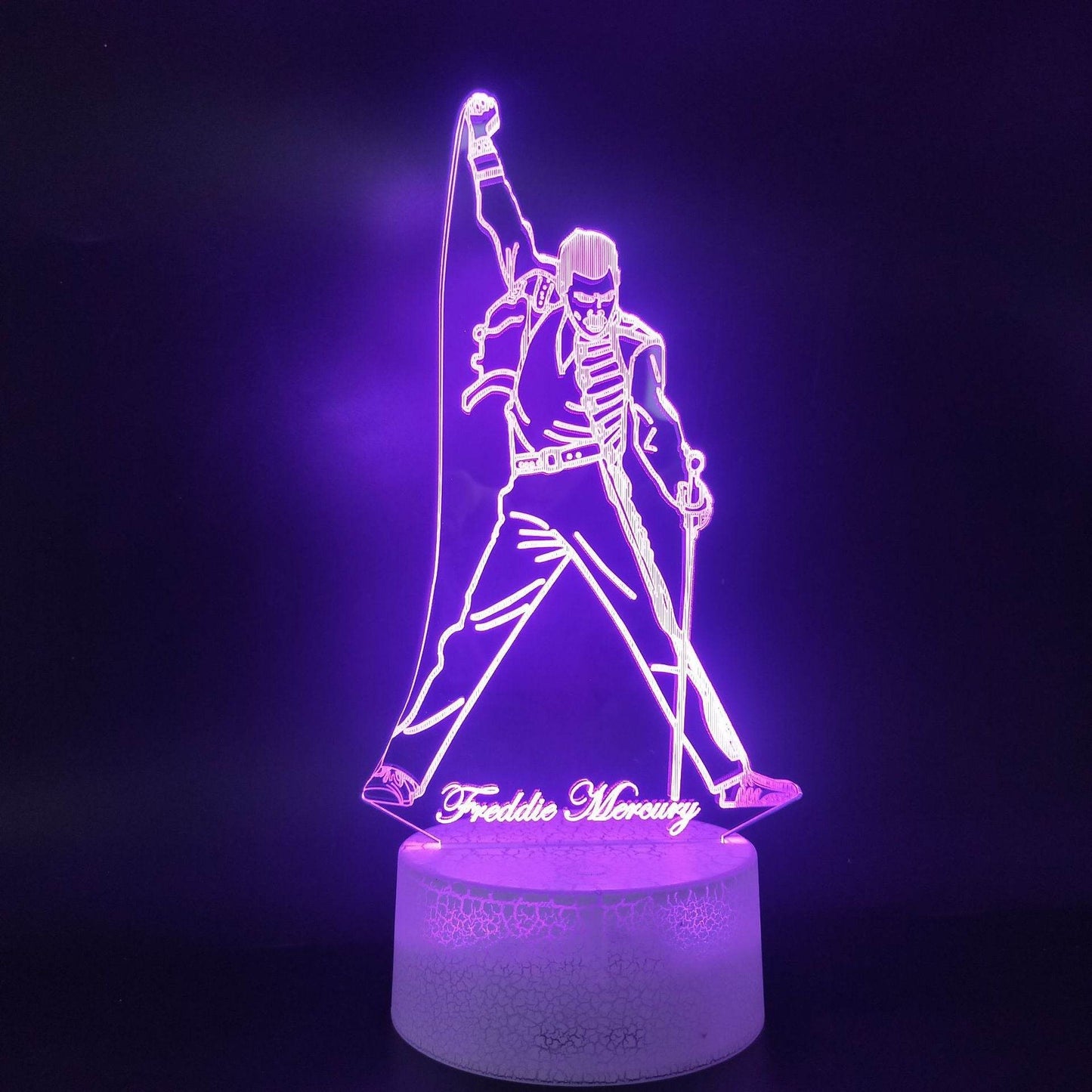 Customized LED 3D Bright Base Remote Touch Lamp 7 Colors Light with Flashing Effect - P12 Hub Europe