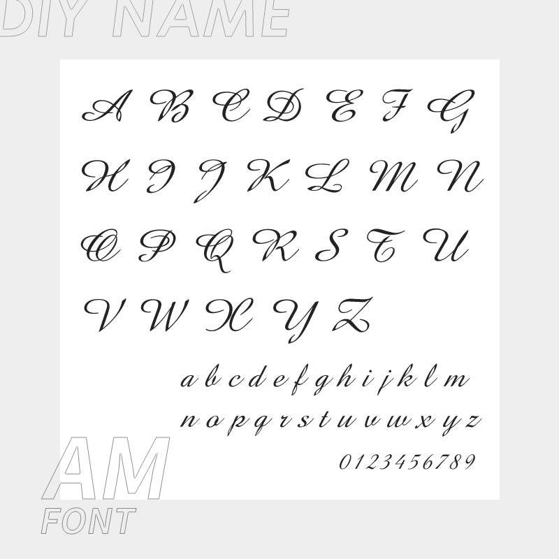 Personalized Custom 316L Stainless Steel Jewelry, English Alphabet Name Anklet - P12 Hub Europe