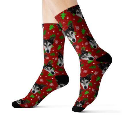 Personalized Custom Pet Head Print Socks For Dog Cat Lover - P12 Hub Europe