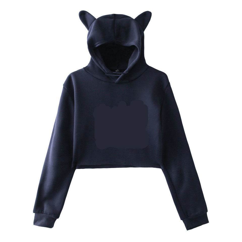 Sweatshirt Women Hoodie Pullover Clothes For Girls Streetwear Spring Long Sleeve Crop Top Hoodies - P12 Hub Europe