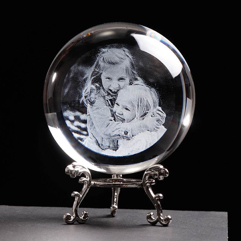 Personalized Glass Photo Frame Ball - P12 Hub Europe