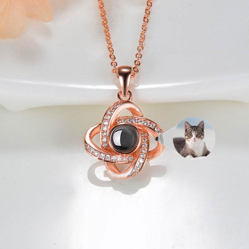 Original Projection Necklace Jewelry Gift with Hidden Love Words for Women - P12 Hub Europe