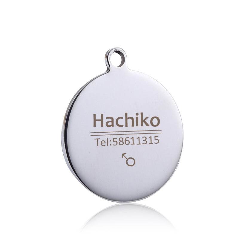 Small Pendant Anti-lost Pet Titanium Steel Tag - P12 Hub Europe