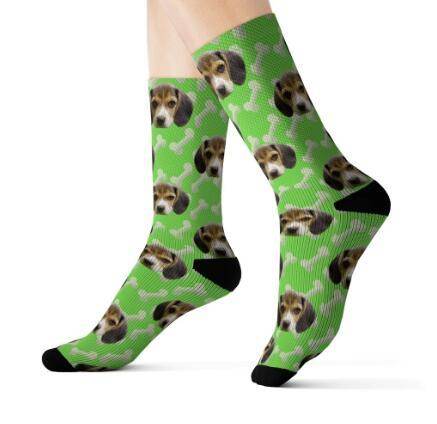 Personalized Custom Pet Head Print Socks For Dog Cat Lover - P12 Hub Europe