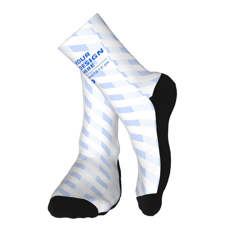16in Thick Contrast Color Mild Skin-friendly Socks - P12 Hub Europe