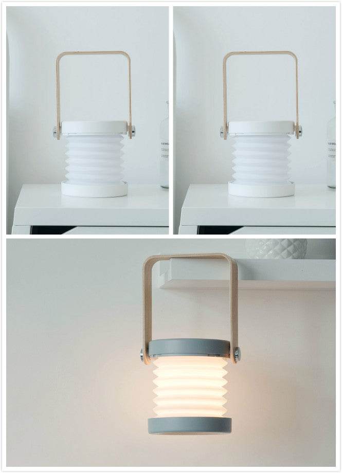 Foldable Touch Dimmable Reading LED Night Light Portable Lantern Lamp USB Rechargeable For Home Decor - P12 Hub Europe