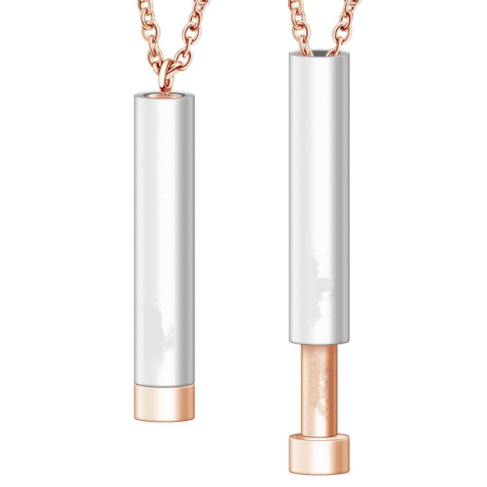 Customize Lovers Name Stainless Steel Necklace Remember Your Most Meaningful Phrase Word - P12 Hub Europe