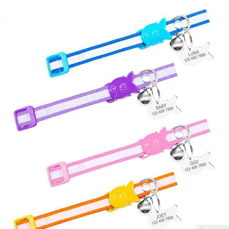 Collar Reflective Bell Adjustable Safety Buckle - P12 Hub Europe