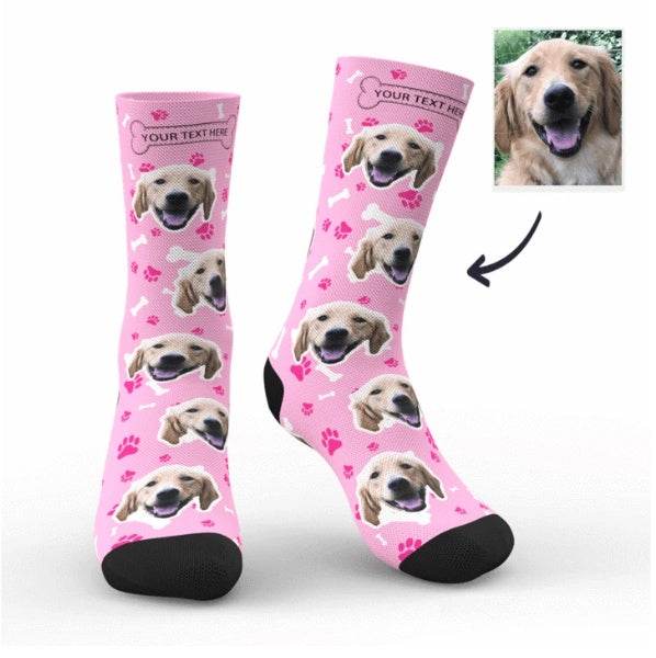 Personalized Custom Pet Head Print Socks For Dog Cat Lover - P12 Hub Europe