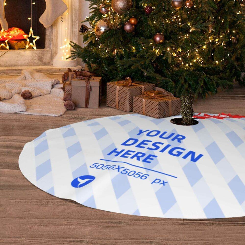 Glossy Textured Christmas Tree Thickened Apron - P12 Hub Europe