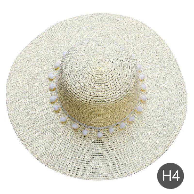 Fashion Personalized Custom Embroidery Beach Hat Your Name Text Logo Women Sun Hat Palm Straw Hat - P12 Hub Europe