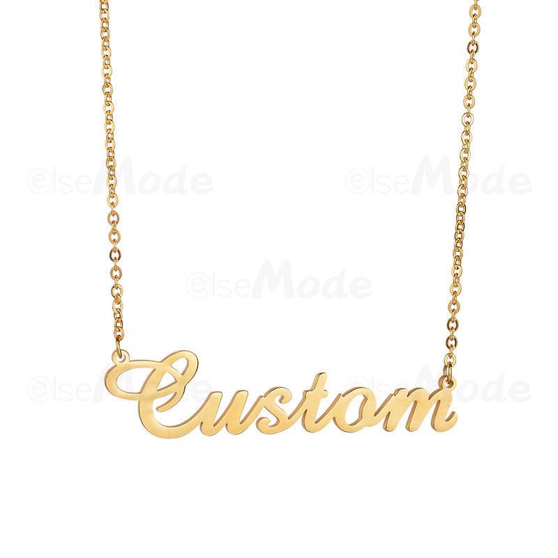 Women's Personalized Name 18k Gold Necklace - P12 Hub Europe