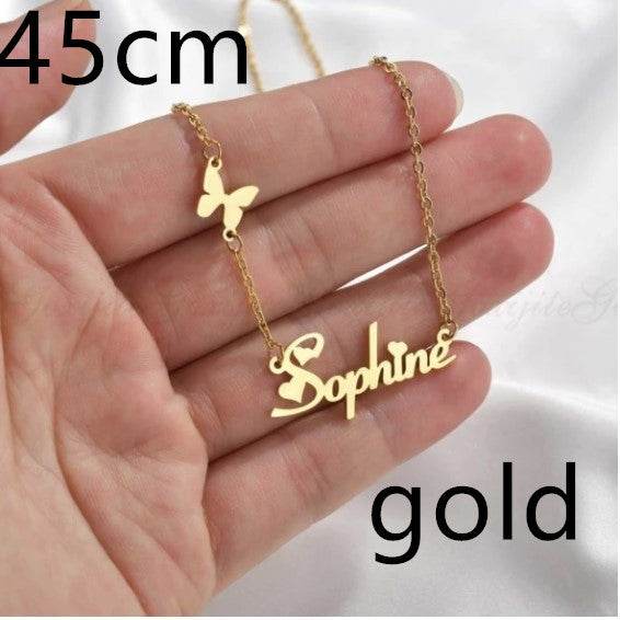 Necklace Alloy Pendant Font Fascinating Pendant Custom Name Necklace Personalized Necklace - P12 Hub Europe