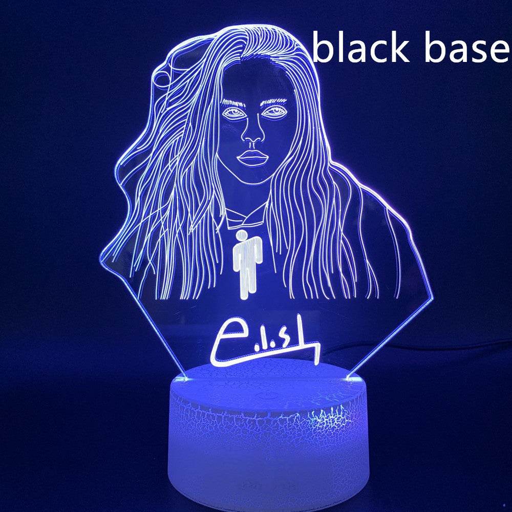 Customized LED 3D Bright Base Remote Touch Lamp 7 Colors Light with Flashing Effect - P12 Hub Europe