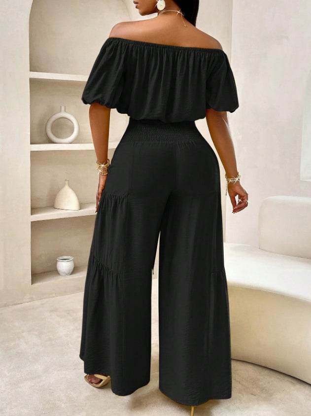 Women's Short Sleeve Suit With Summer Sleeve Pleats - P12 Hub Europe