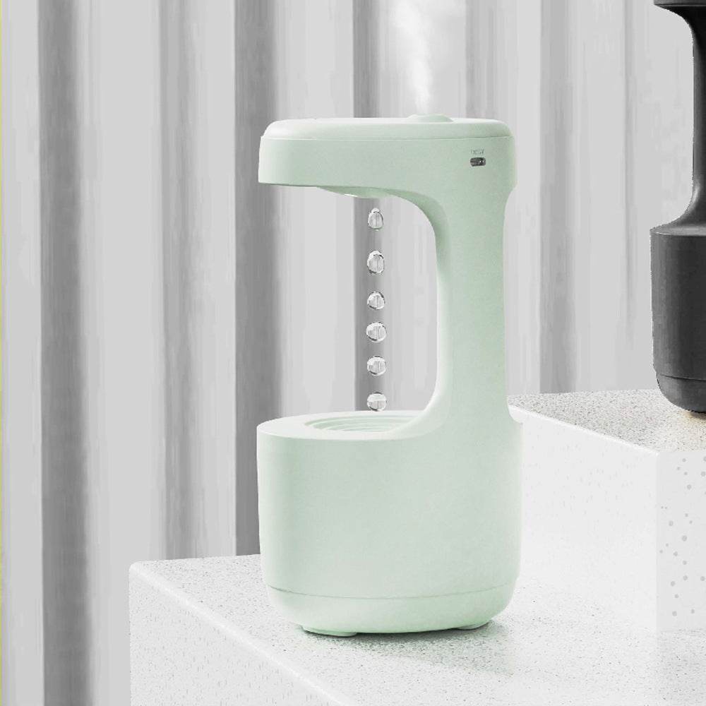 Bedroom Anti-Gravity Humidifier With Clock Water Drop Backflow Aroma Diffuser Large Capacity Office Bedroom Mute Heavy Fog Household Sprayer - P12 Hub Europe