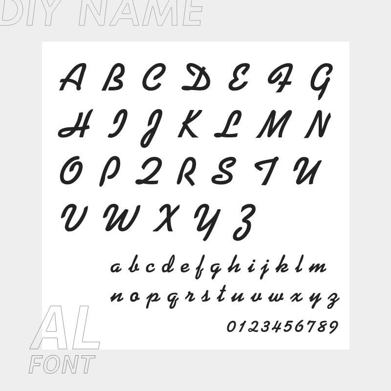 Personalized Custom 316L Stainless Steel Jewelry, English Alphabet Name Anklet - P12 Hub Europe
