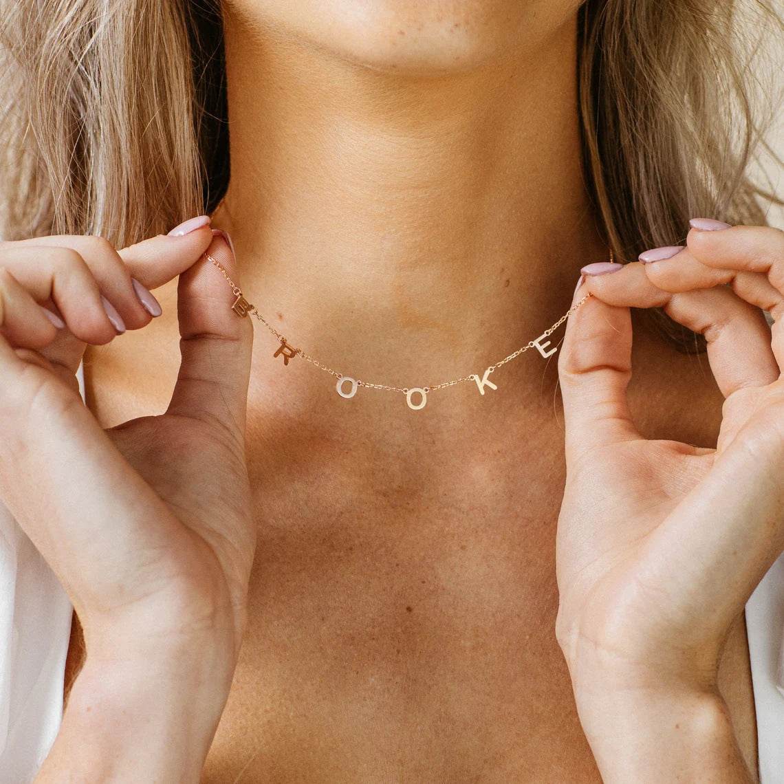 Personalized Alphabet Name Necklace DIY - P12 Hub Europe