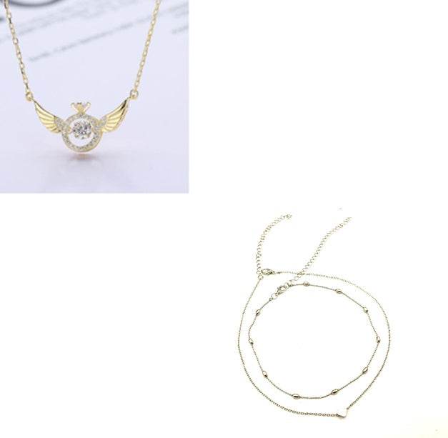 Angel Wings Wings Necklace Women's Korean Light Luxury Simple - P12 Hub Europe