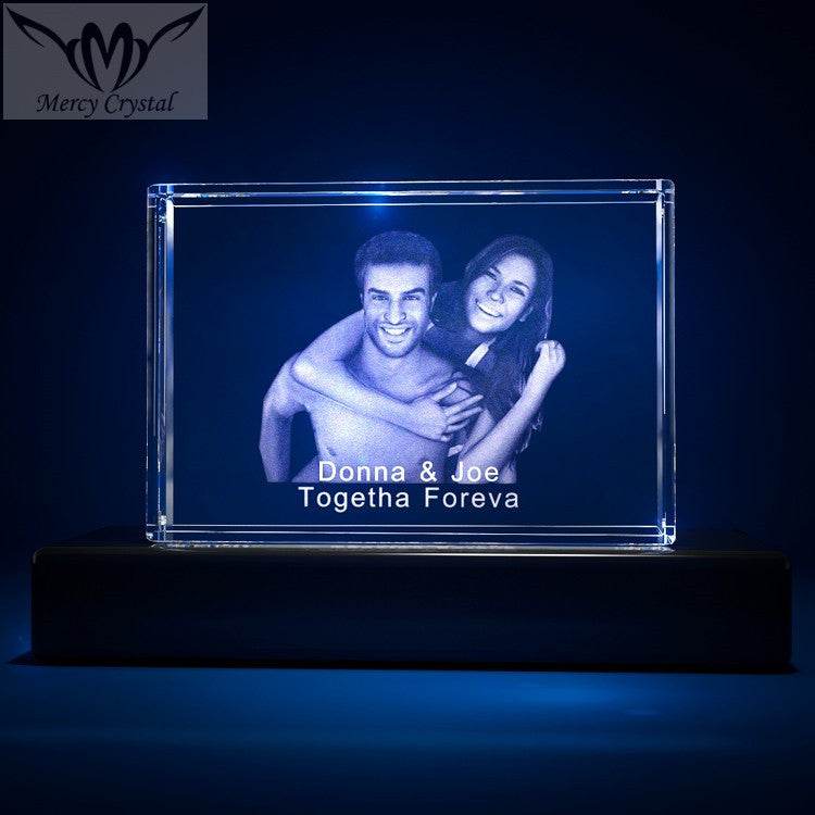 crystal photo custom laser engraving crystal sphere - P12 Hub Europe