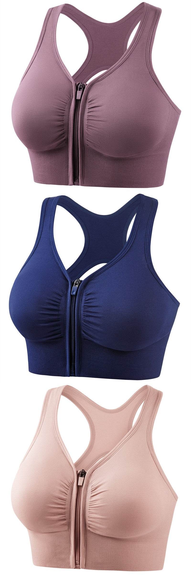 Shockproof Push Up Plus Size Running Yoga Fitness Sports Bra - P12 Hub Europe